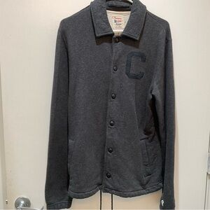 Todd Snyder X CHAMPION Men's Grey knit coaches Jacket - XS